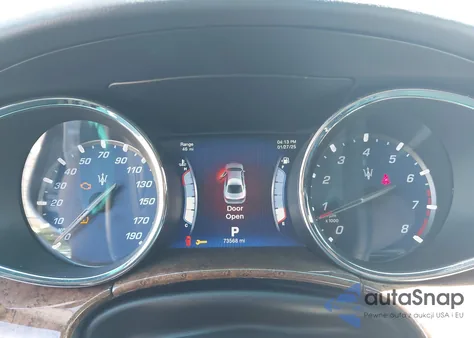 2014 Maserati Quattroporte S Q4 z USA, uszkodzony, nr VIN ZAM56RRA5E1082941